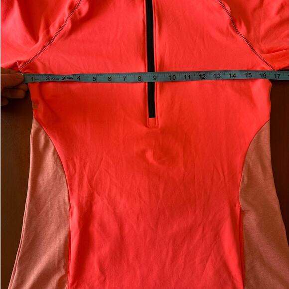 Under Armour Women’s Half Zip ColdGear Long Sleeve Top Small Colorblock - Picture 4 of 8